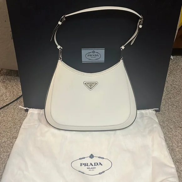 ショルダーバッグ・ポシェット PRADA PRADA CLEO SHOULDER BAG IN PRINTED BRUSHED LEATHER Prada Cleo Printed Brushed Leather Shoulder Bag | Saks Fifth